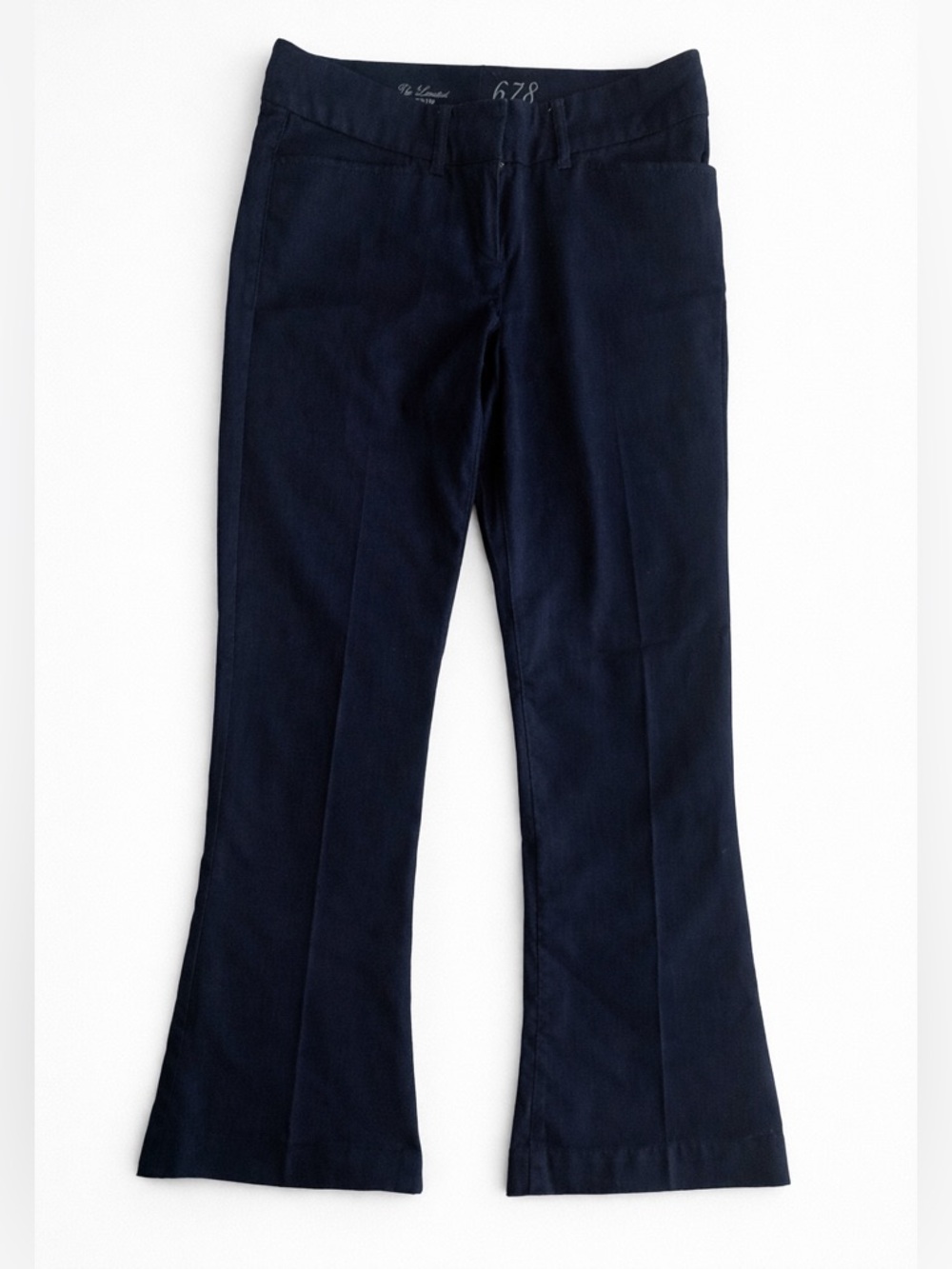 The Limited Y2K Low rise Flare Tailored Vintage Dark Wash Jeans Preppy